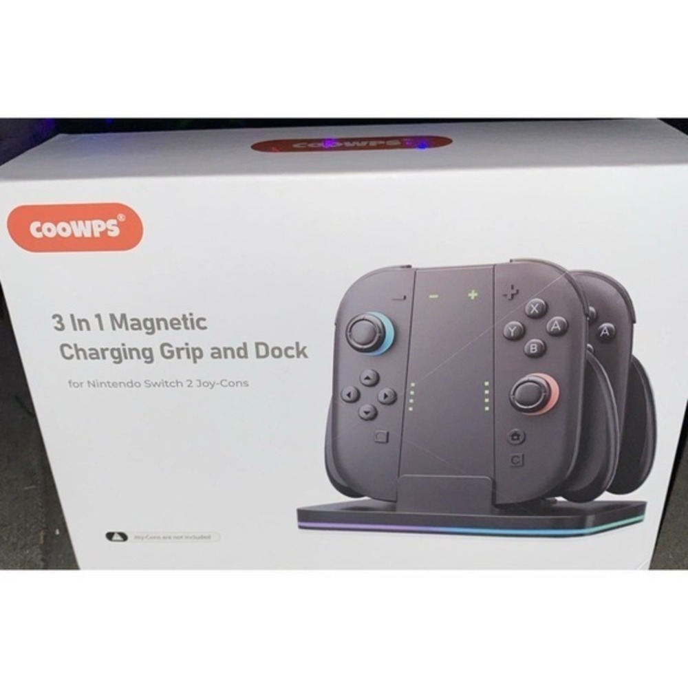 Nintendo Switch Joy Con Charging Dock Gamer Charger Kids Accessory